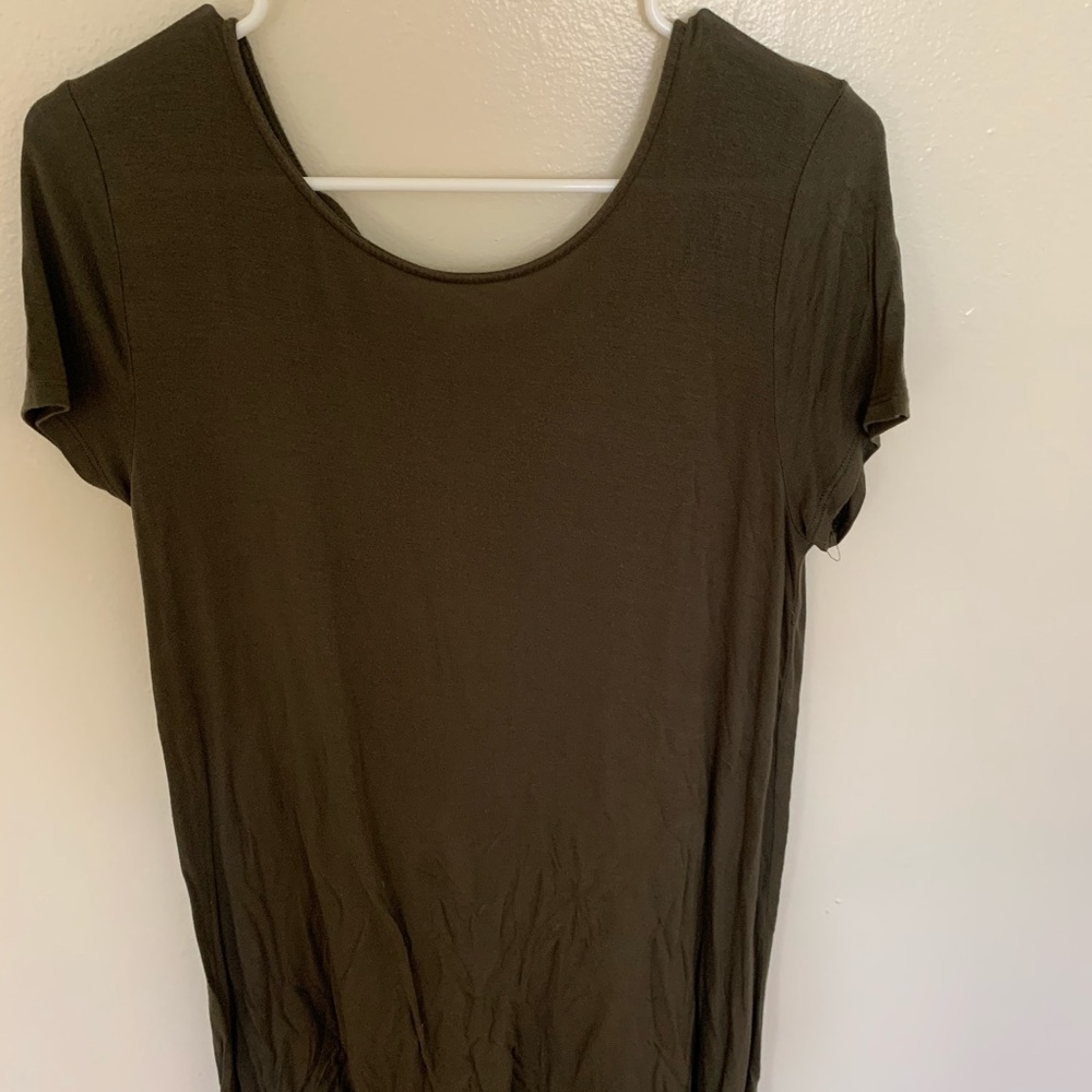 Mossimo Supply Co Green T-Shirt Dress Women’s M
